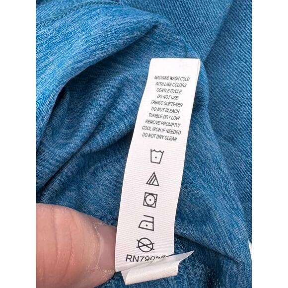 Korsa Road Runner Sports Blue Static Run 1/2 Zip Running Top, NWT, Size M - Picture 6 of 6